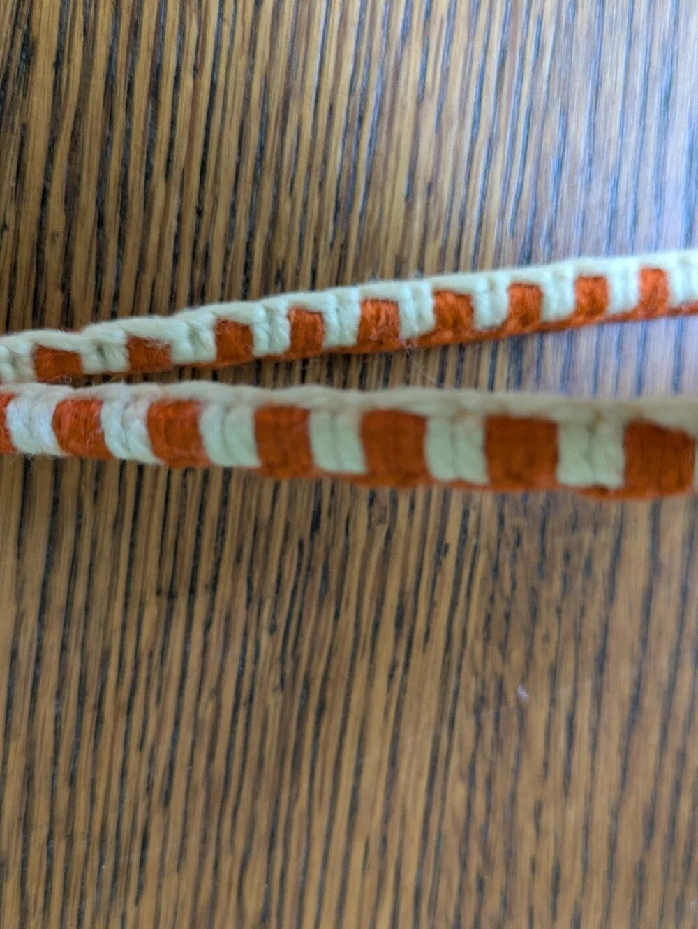 Set Of Two Clothes Hangers, 1 Hand Crocheted, 1 Padded Satin.